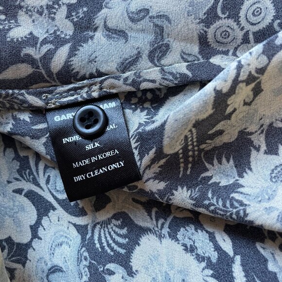 Gary Graham Silk Paisley Shirt - Picture 3 of 5